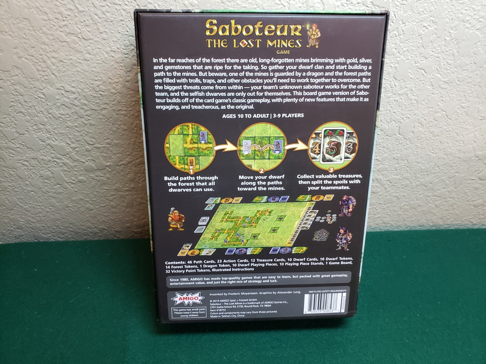 Saboteur The Lost Mines Board Game, Pre-owned, complete, Amigo – 2019
