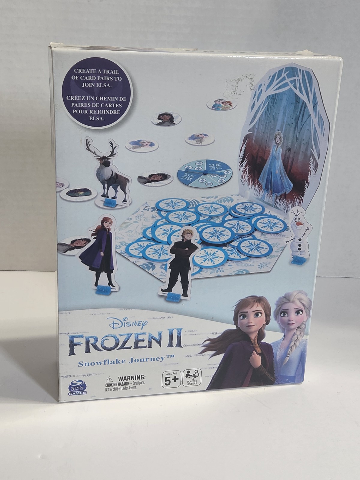 Disney Frozen II Snowflake Journey Family Board Game Spin Master Ages 5+