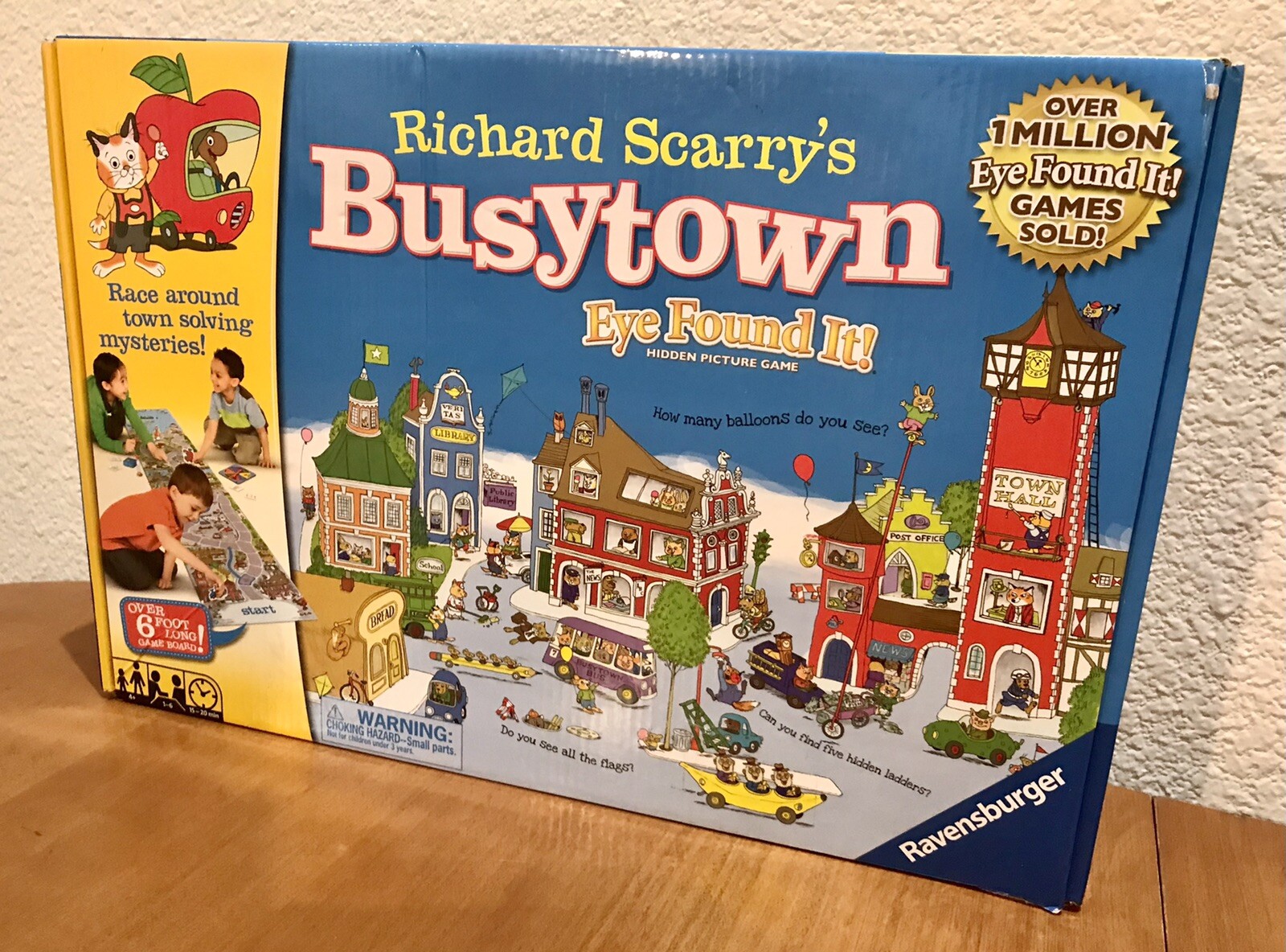 ✅Busytown Eye Found It Game Wonder Forge Richard Scarry’s Hidden Objects Kids