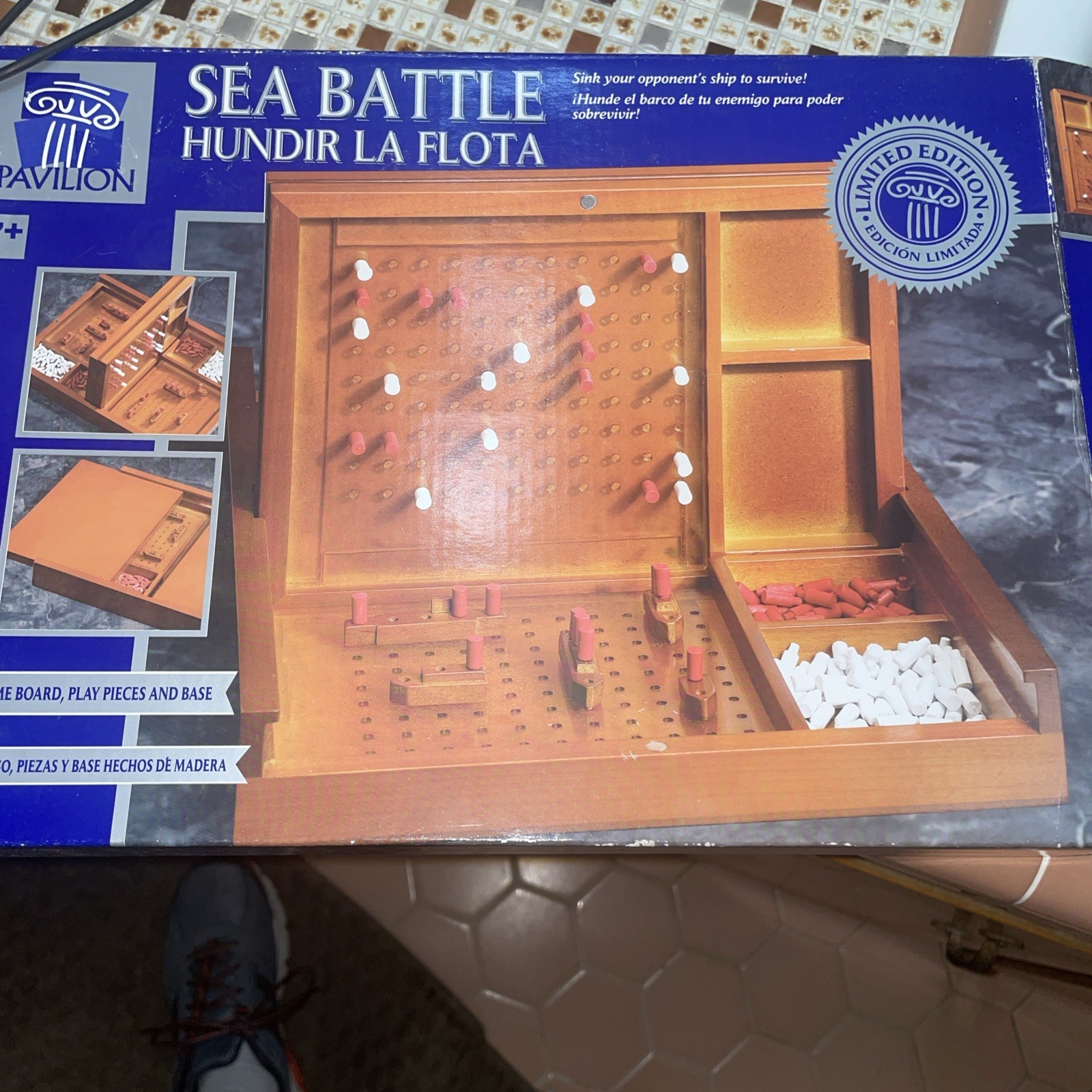 Pavilion Boardgame Sea Battle Limited Edition Game 100% Complete