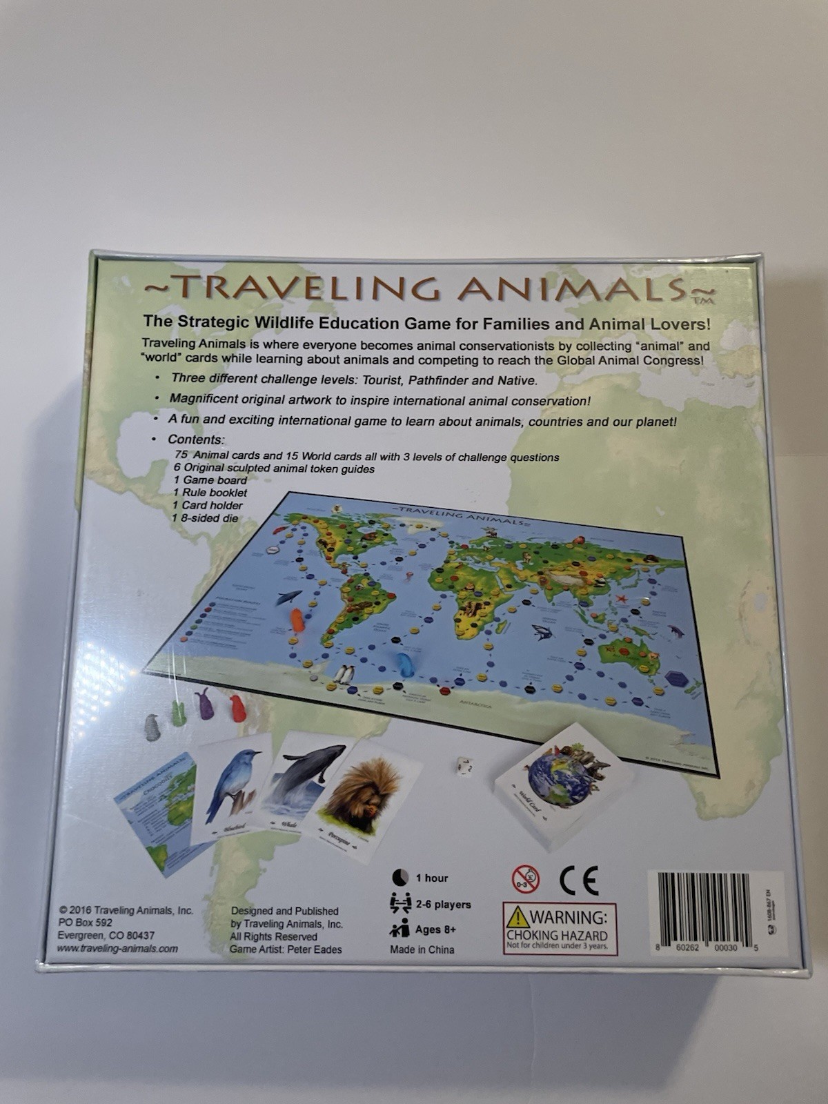 Traveling Animals Race To Save The Animals Board Game