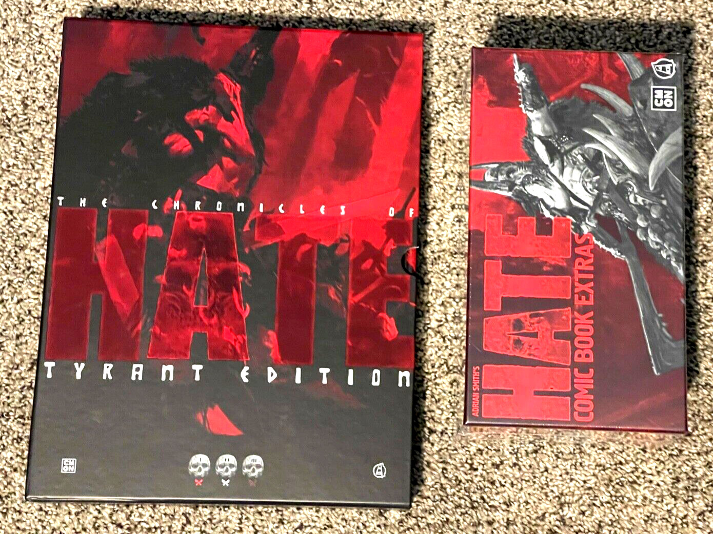 HATE The Comic Book Tyrant Edition & Extras Vol 2 CMON Mini’s Kickstarter NEW