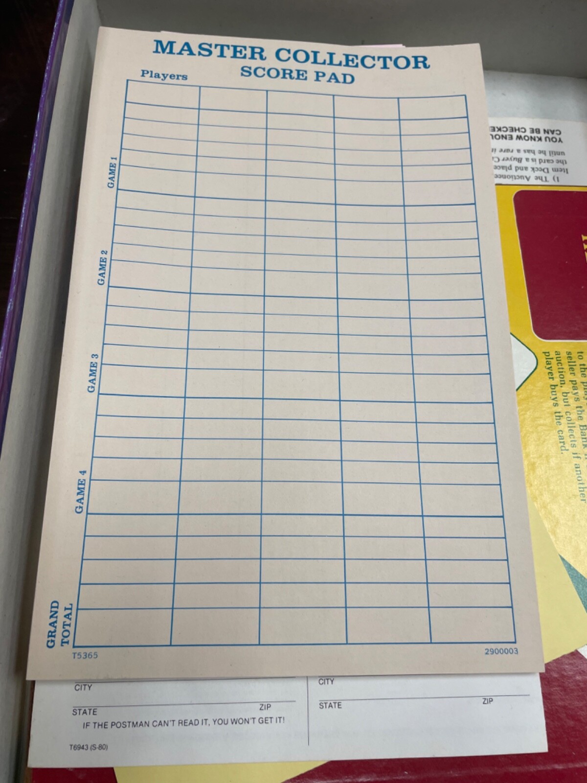Avalon Hill THE COLLECTOR (1977); 100% complete, XC