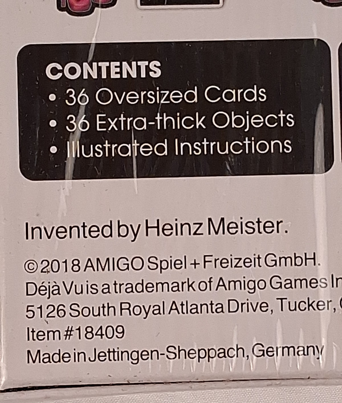 Amigo DEJA VU Game: Is Seeing Believing? Ages 8+, 2-6 Players / Factory Sealed