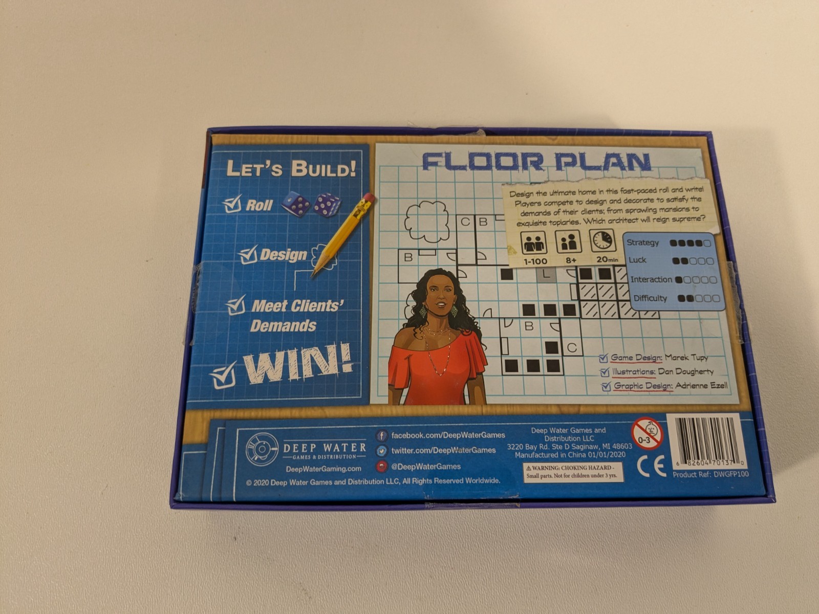 Floor Plan Board Game Deep Water Games 2020 Great Fun Family Game Night!
