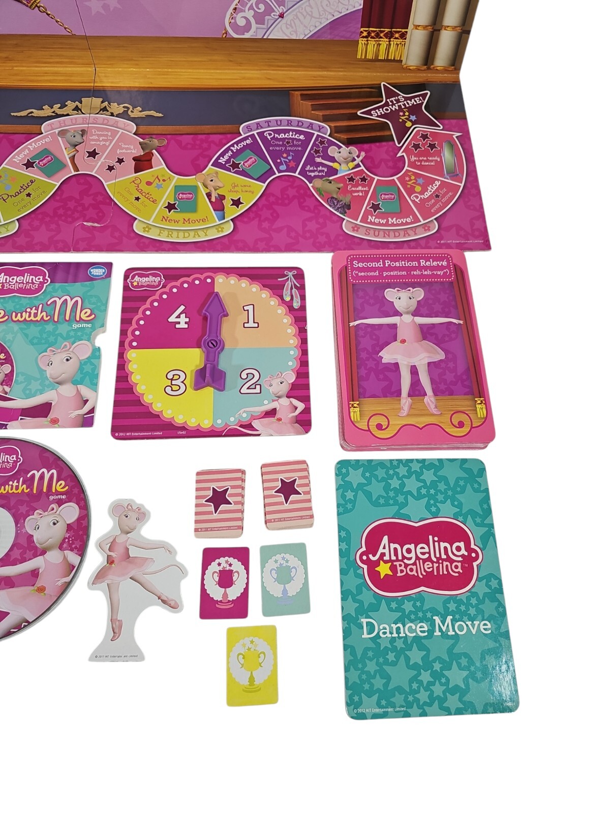 Angelina Ballerina Dance with Me Ballet Game W/ Bonus Cd Age 3+ Practice Routine