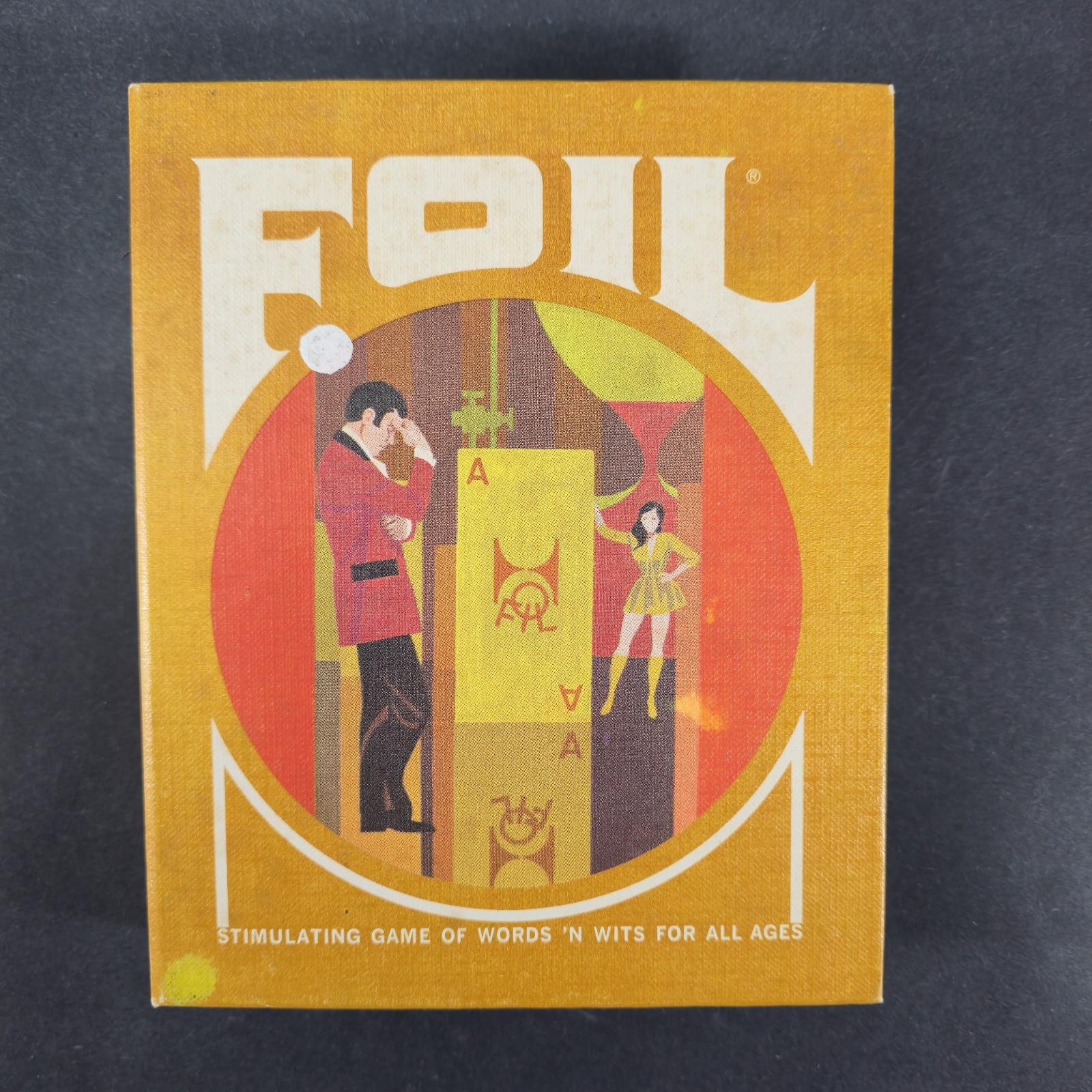 VTG 1970 FOIL 3M Gamette Bookshelf Game of Words & Wits SEALED CARDS