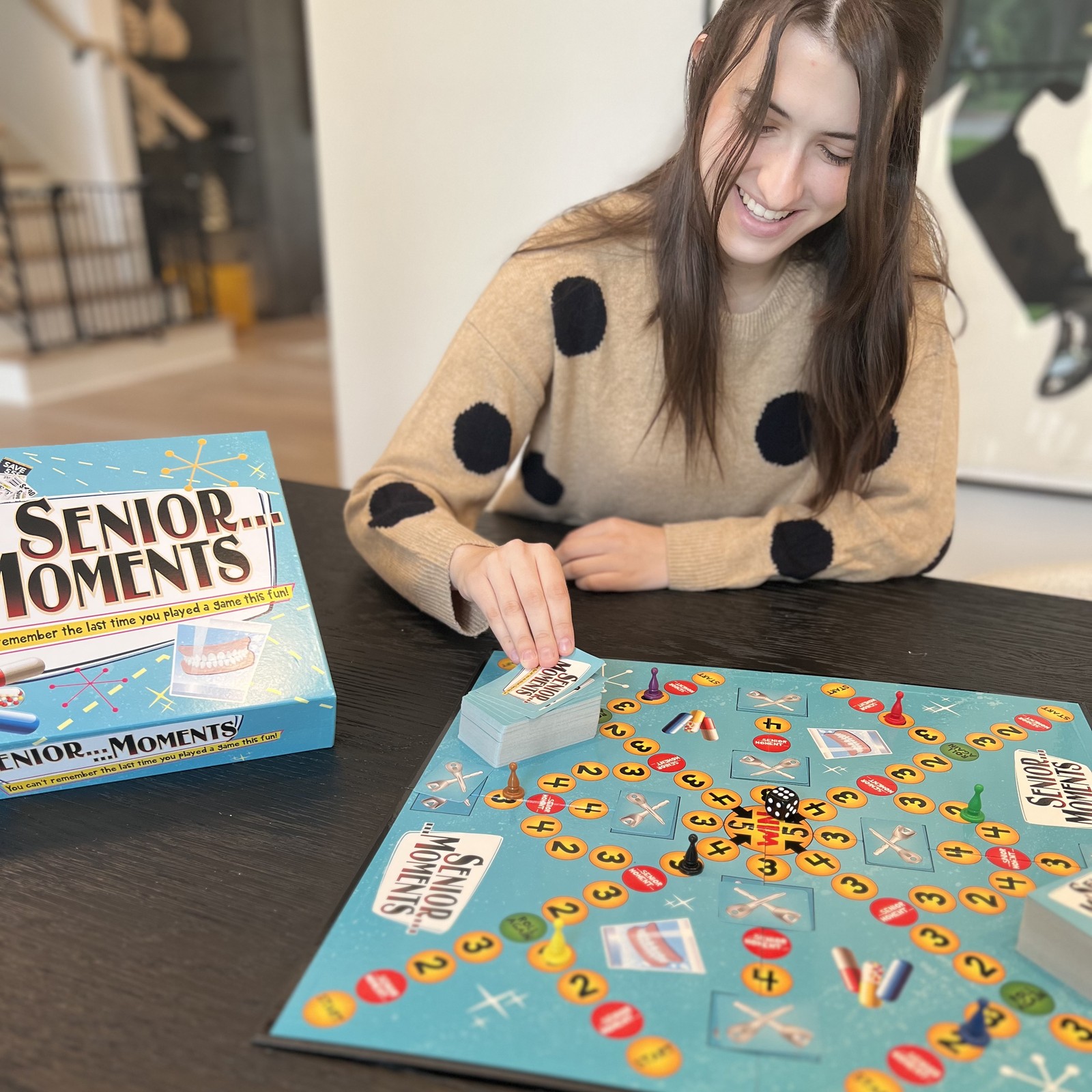 TDC Games Senior Moments Bundle Pack – Board Game and Travel Card Game