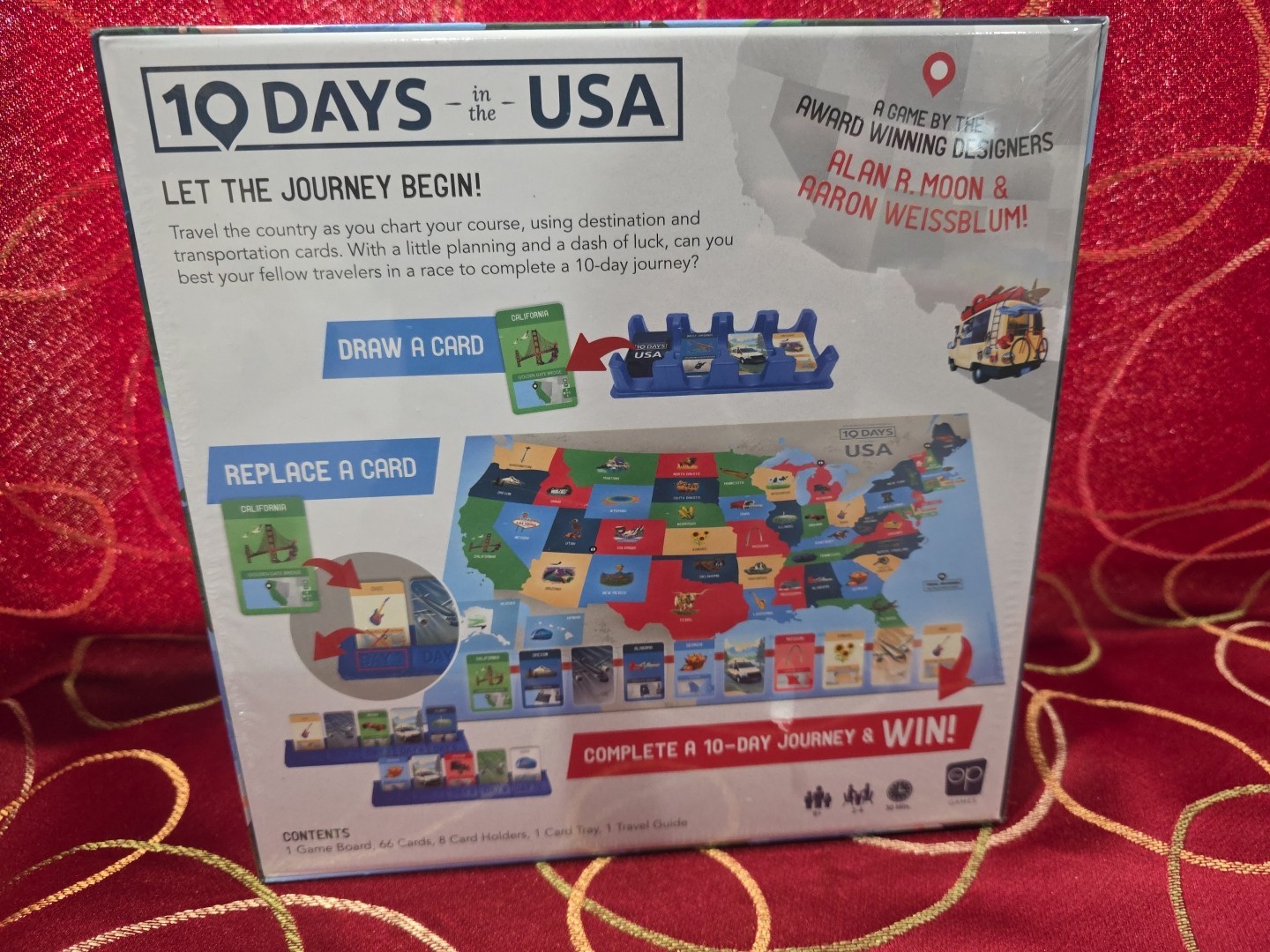 10 Days in The USA | Family Road Trip Board Game – Brand New!