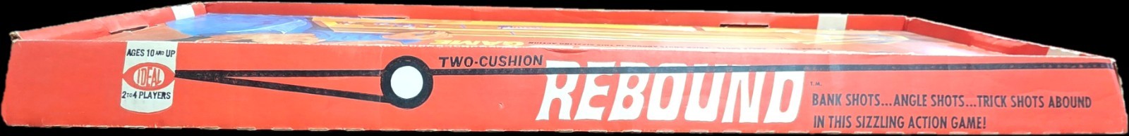 Vintage 1970 Ideal Rebound Two-Cushion Skill & Action Game No 2035-4