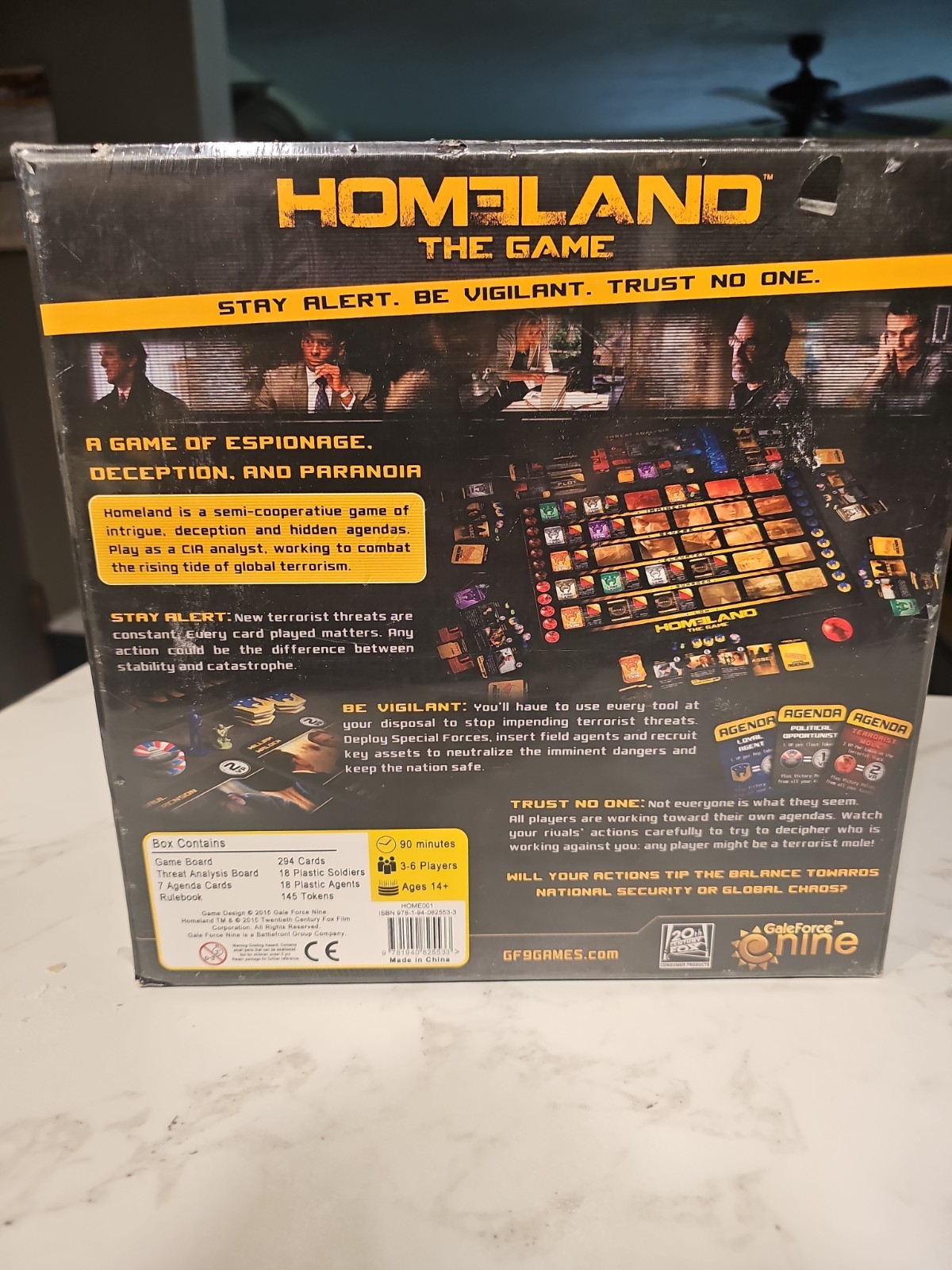 Homeland The Board Game NEW SEALED
