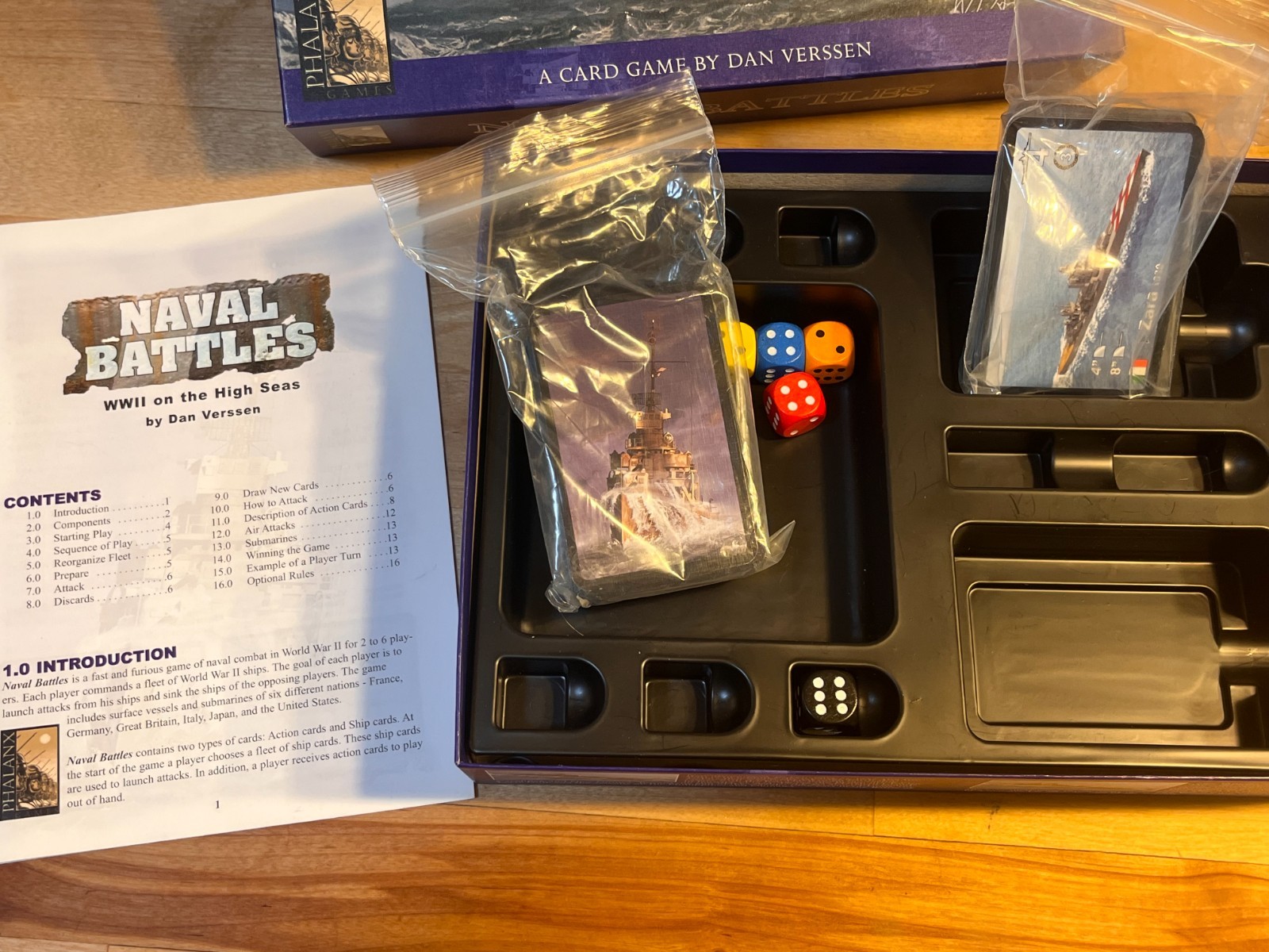 Naval Battles WWII On the High Seas Card Game – Dan Verssen – Phalanx