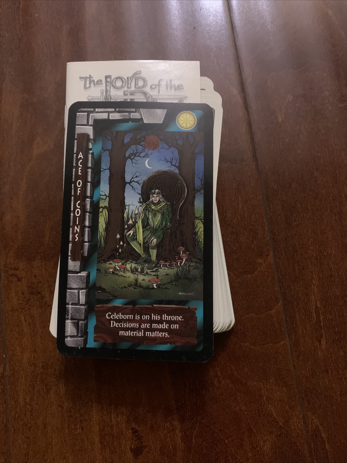 The Lord Of The Rings Tarot Deck & Card Game 1996 U.S. Games System Inc