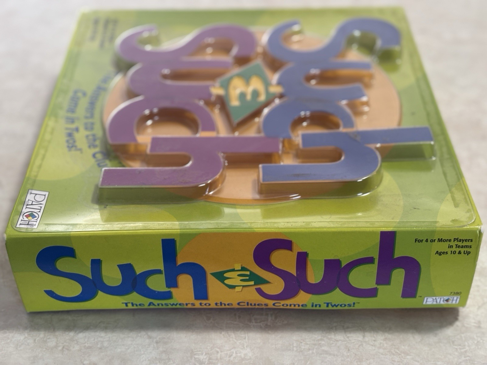 Such & Such Game-Patch Products The Answers To The Clues Come In Twos! Complete