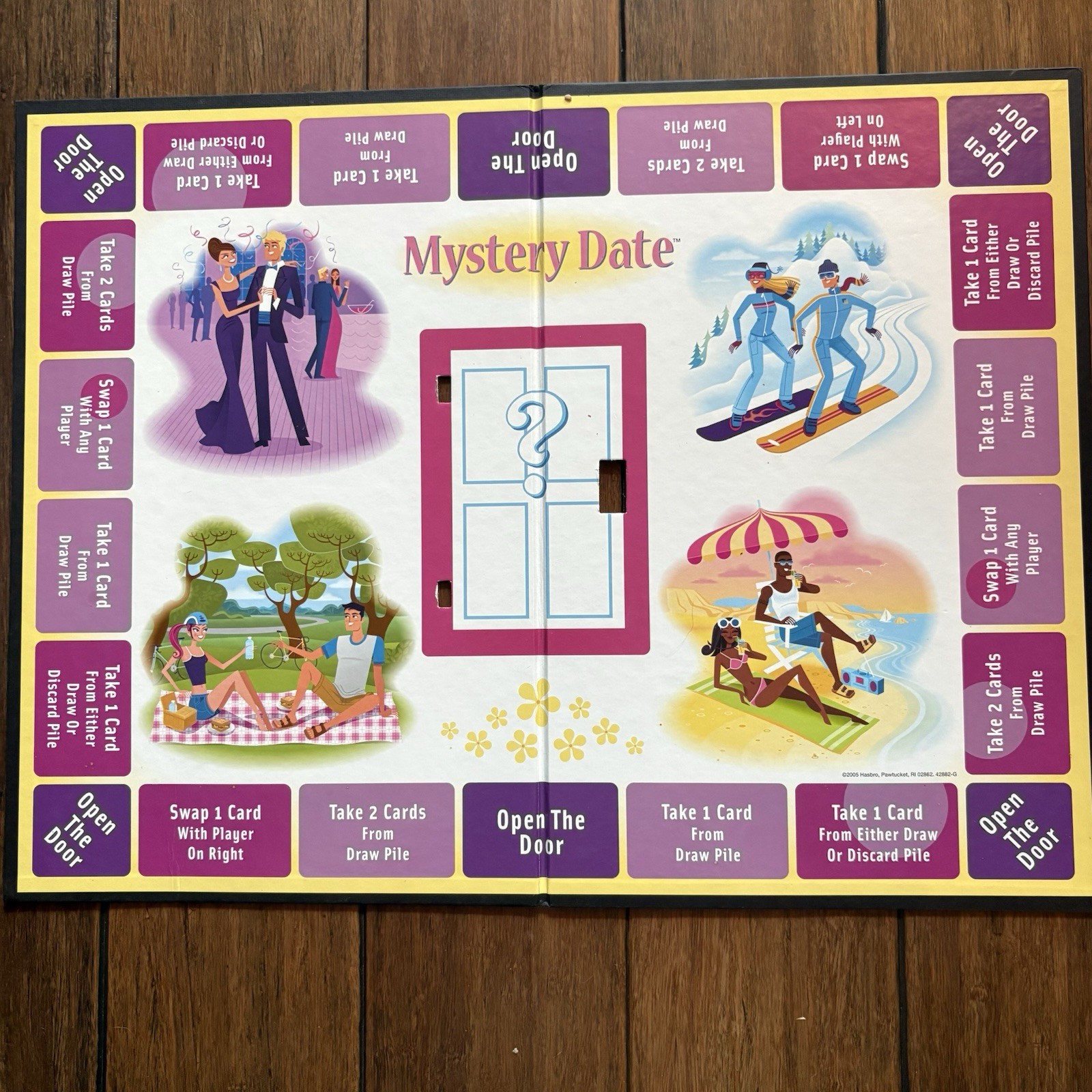 Classic Mystery Date Board Game Milton Bradley 2005 Incomplete Missing 1 Card