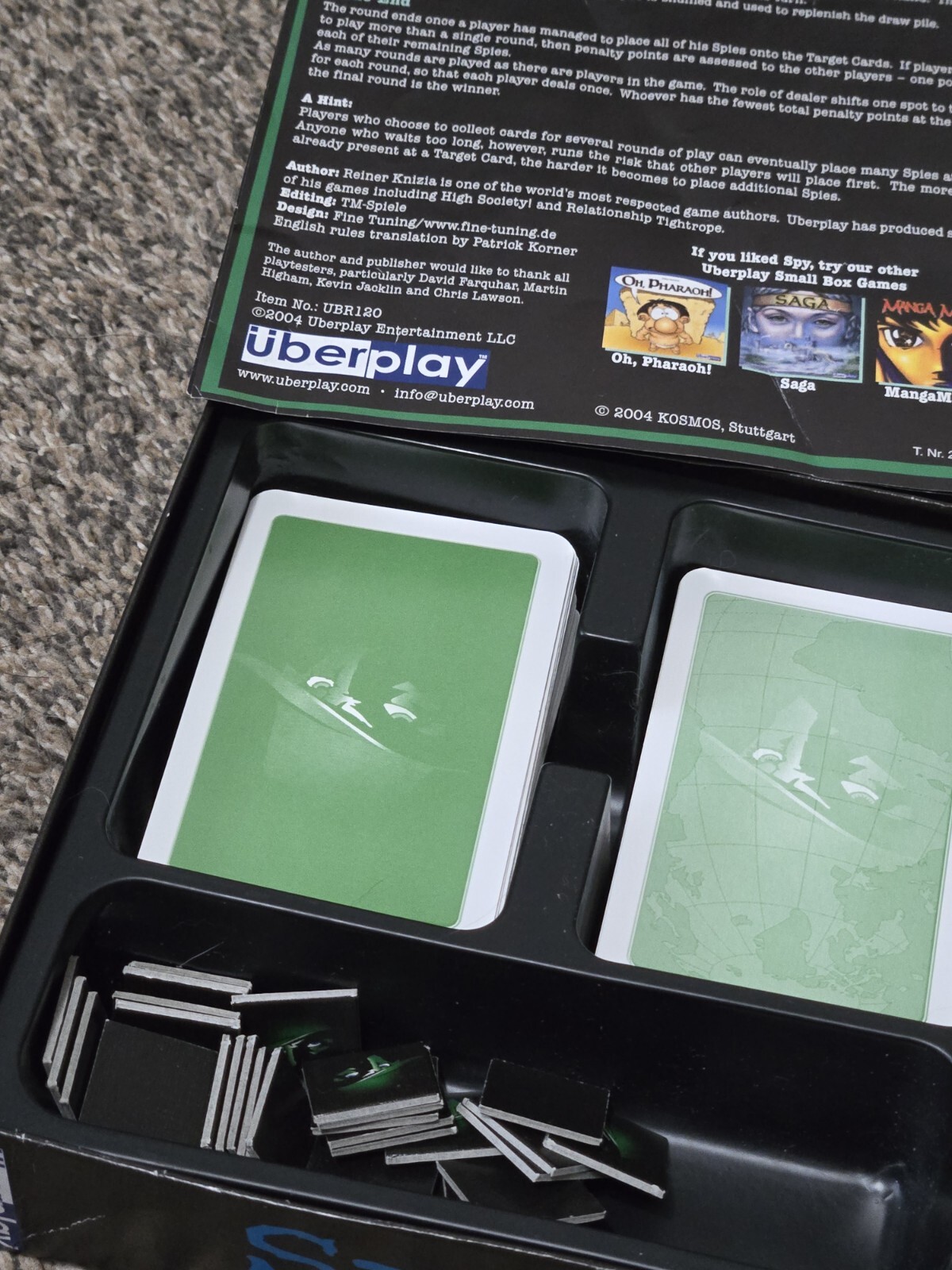 SPY Strategy Family Party Card Game Uberplay Kosmos