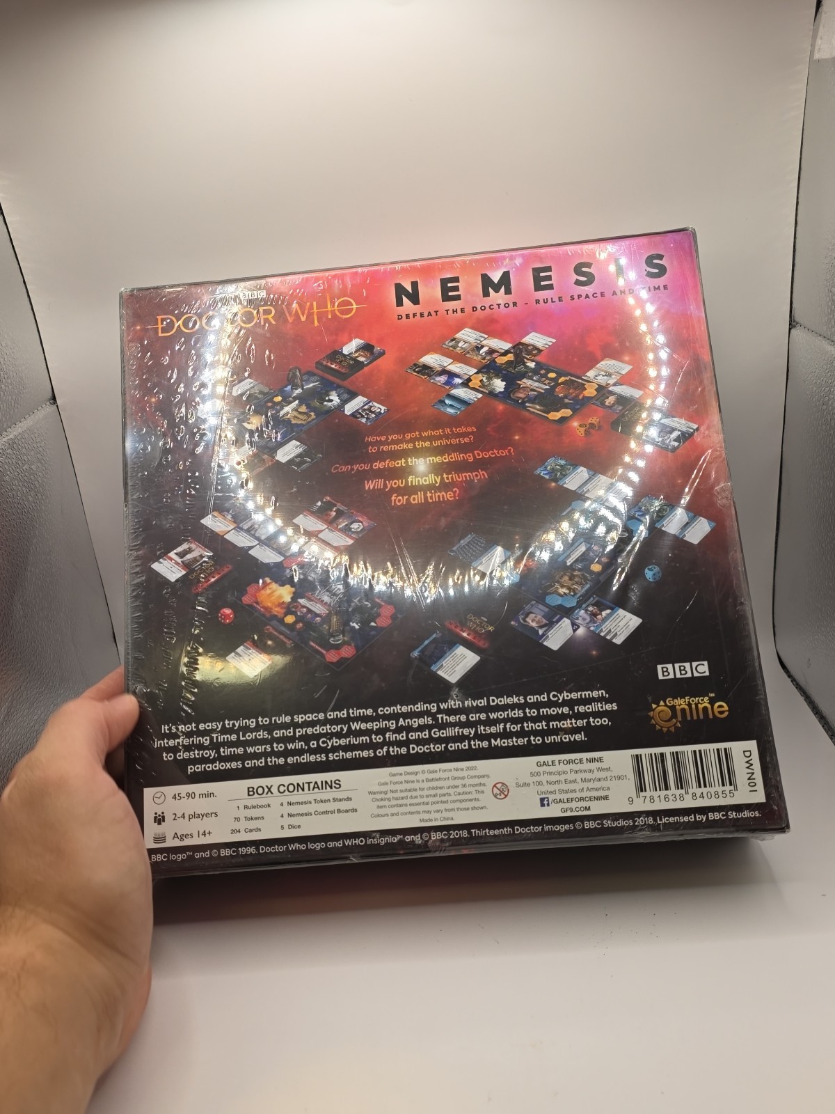 Doctor Who Nemesis Board Game Gale Force 9 NIB