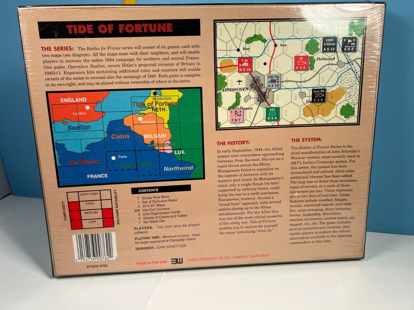 🔥Tide of Fortune Battle for France Series 3W Sealed NOS🔥