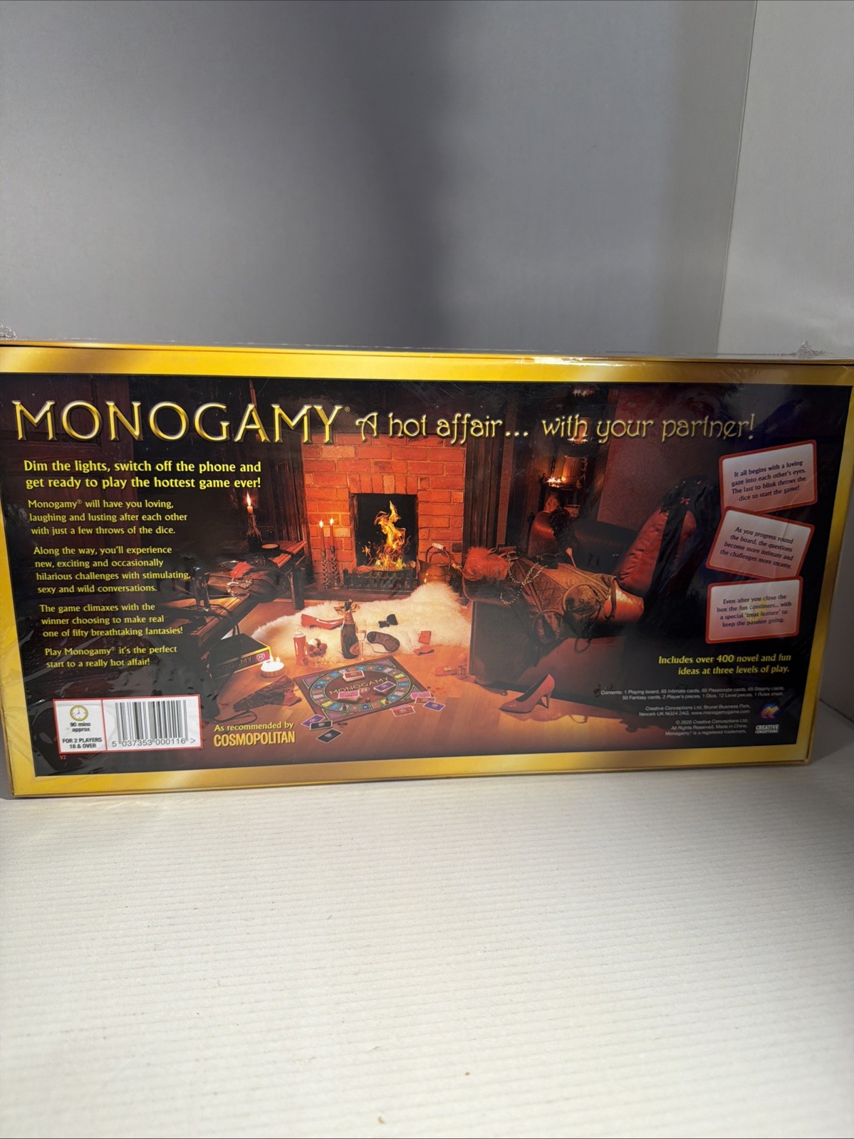 NEW & SEALED: Monogamy Adult Couples Board Game By Creative Conceptions!