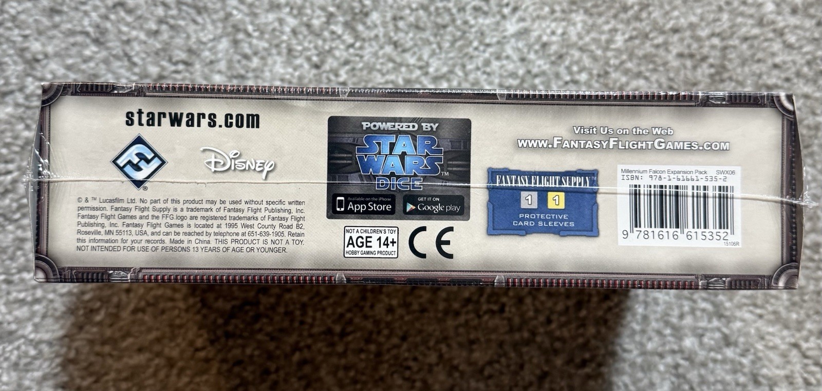 Star Wars X-Wing: Miniatures Game- Millennium Falcon Expansion Pack NEW SEALED