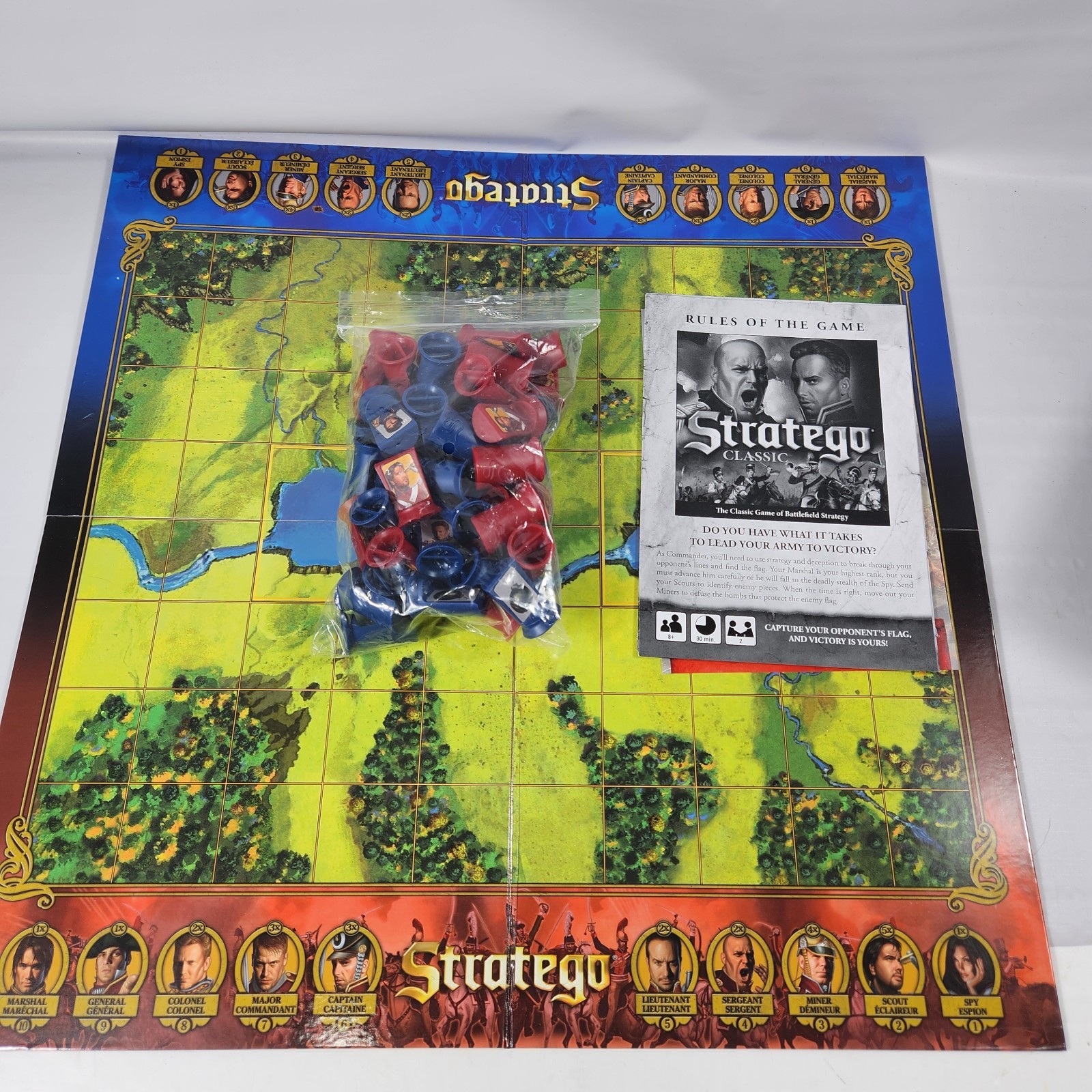 Stratego Classic Board Game Battlefield Strategy by PlayMonster 2016.