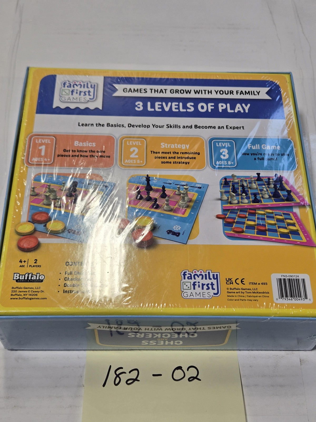 Buffalo Games Chess And Checkers Family Board Game 2 Players 4+ New Sealed