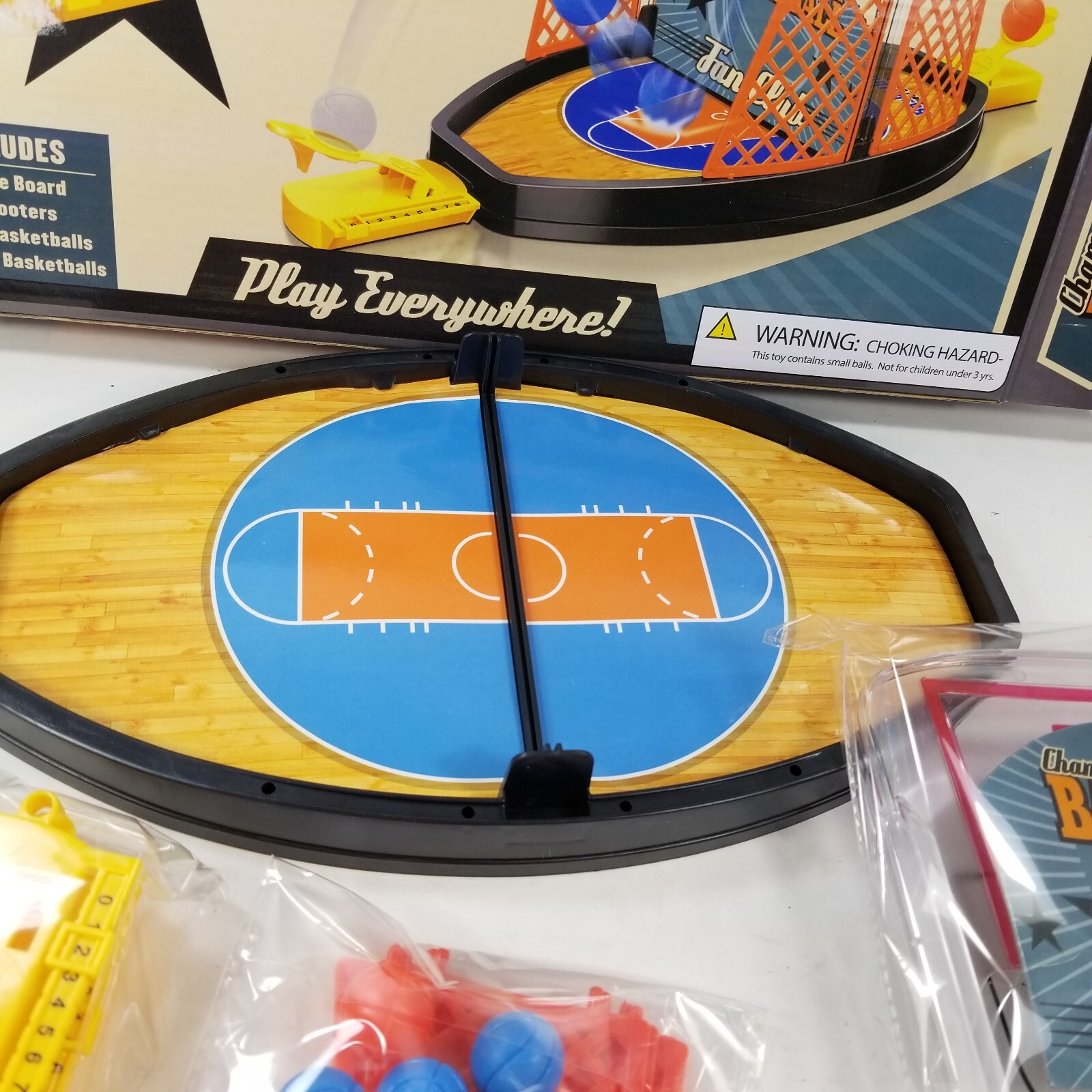 Championship Head 2 Head Basketball Tabletop Game Play Everywhere Sealed Parts