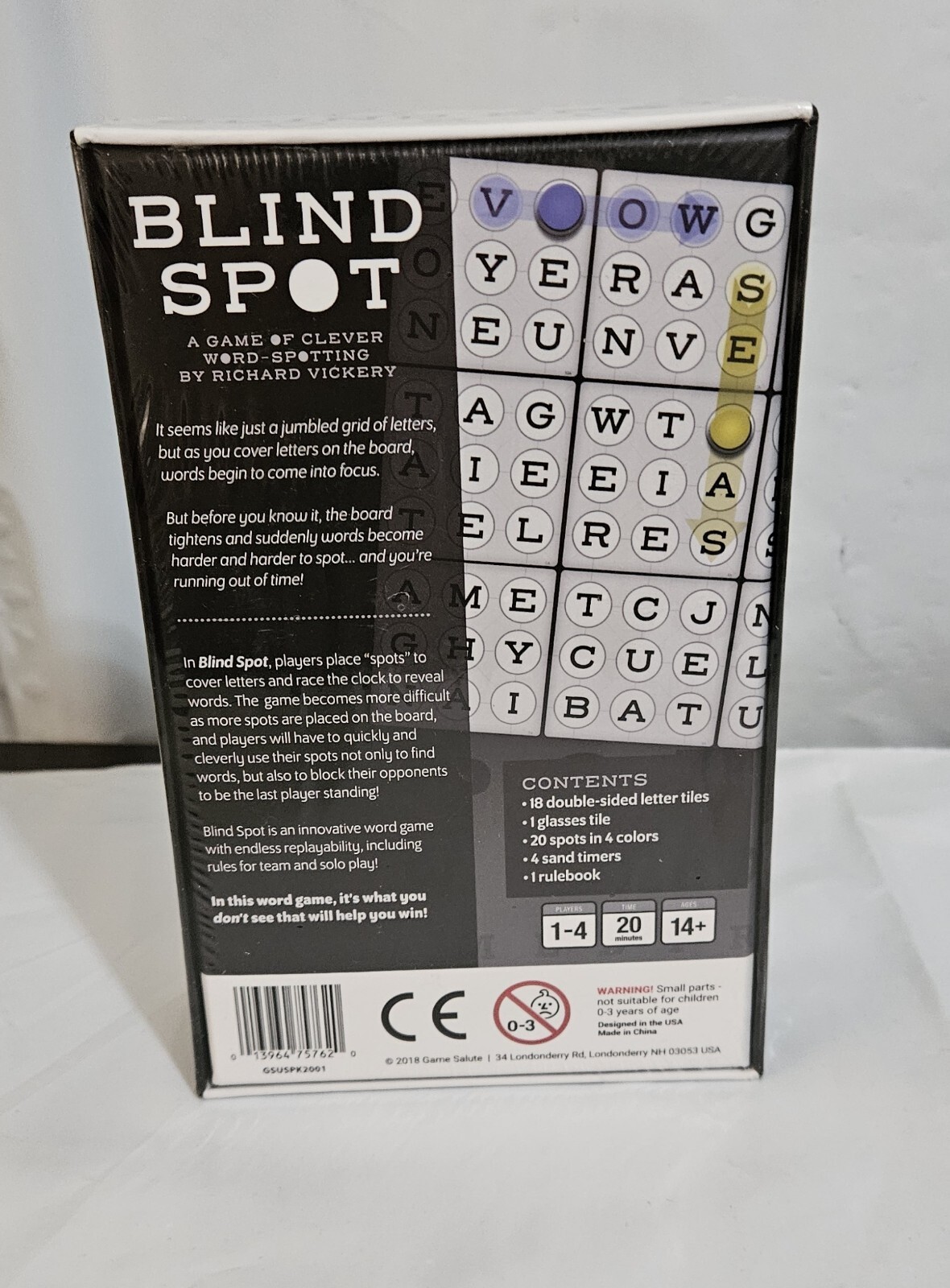 Blind Spot Game Sparks Works New Sealed