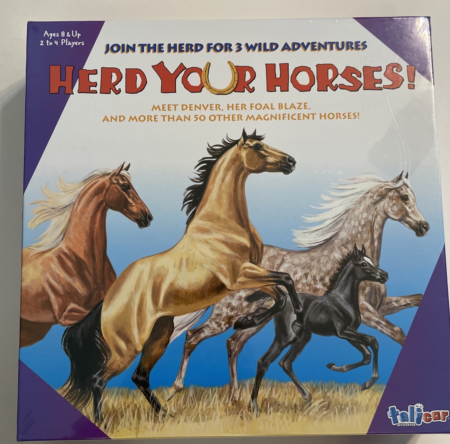 Herd Your Horses Board Game – New Sealed Box NEW by Talicor