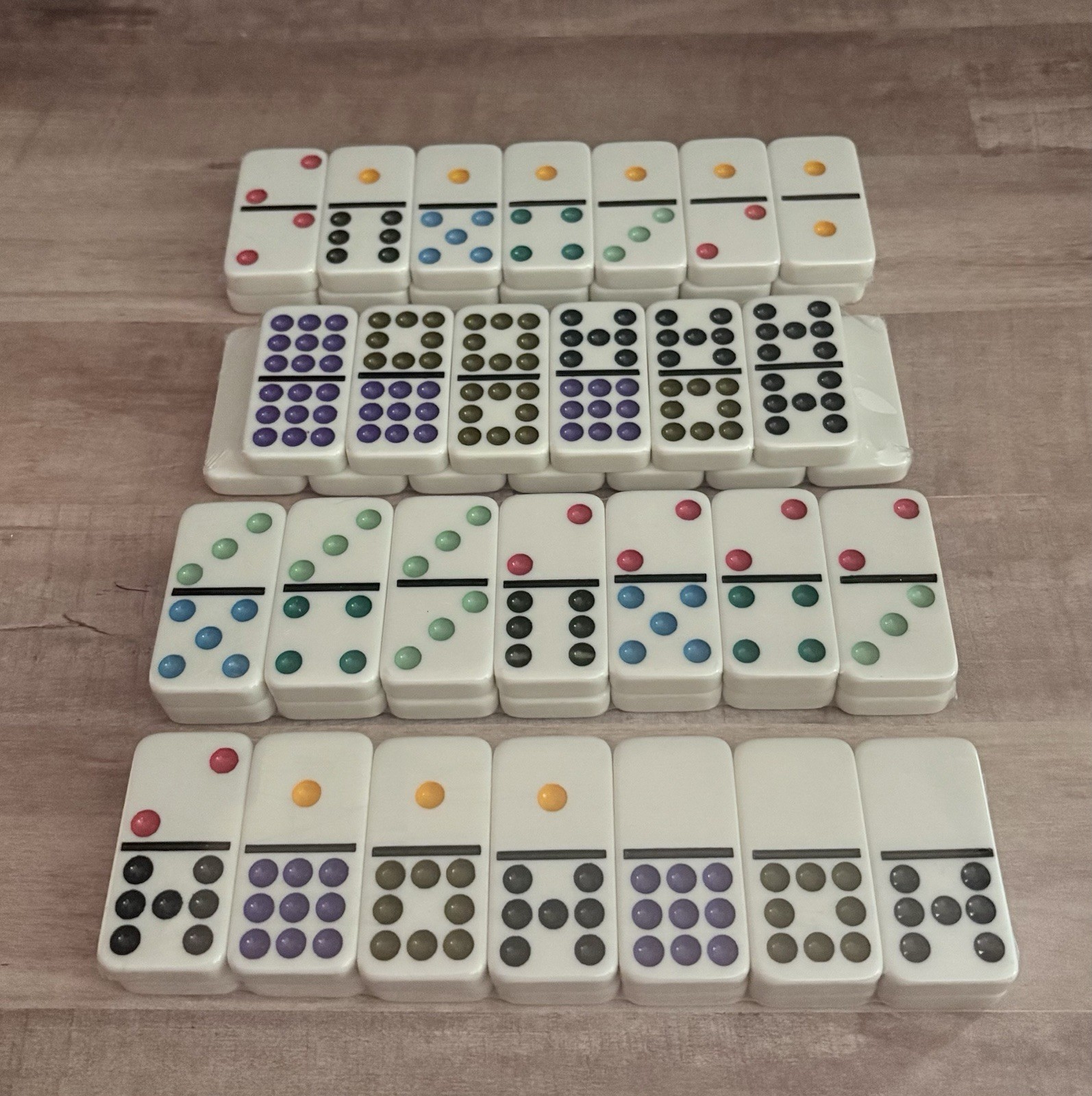 Excalibur Deluxe Double 9 Domino Set, Unused in Original Shrink-Wrap