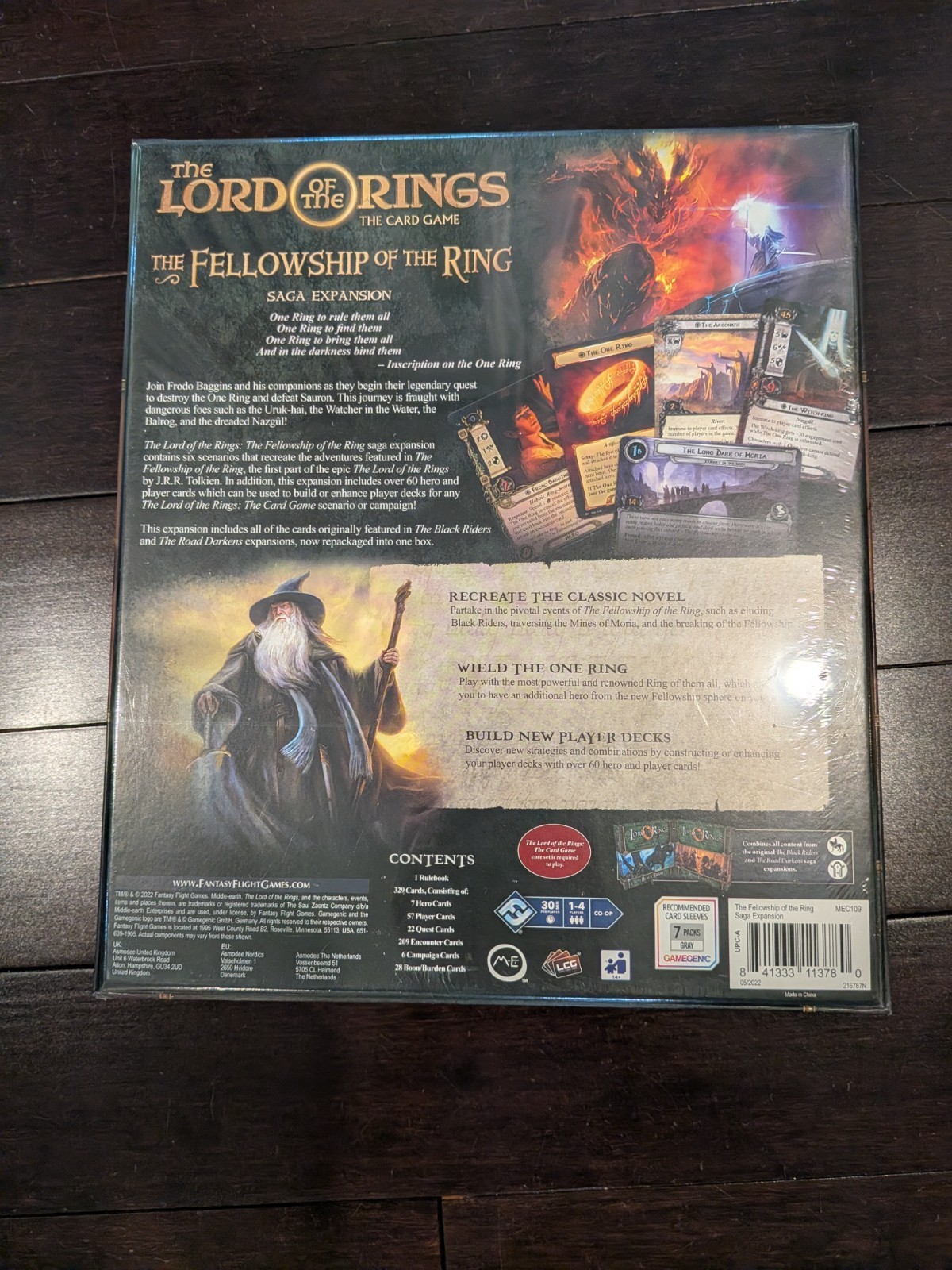 New Sealed Lord Of The Rings Card Game Fellowship Of The Ring Saga Expansion LCG