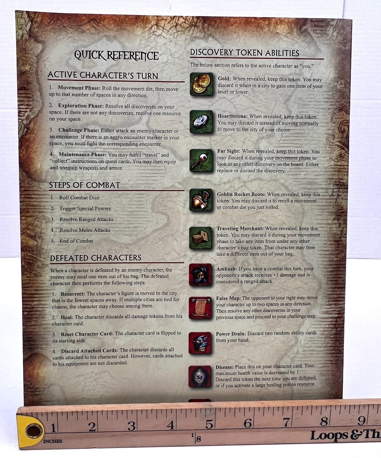 2008 World of Warcraft The Adventure Board Game Rules of Play Parts Rulebook