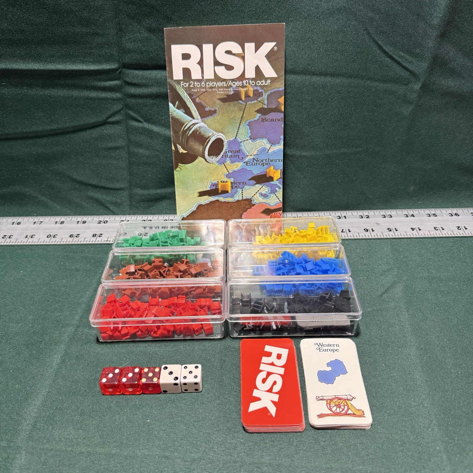 Vintage Risk Strategy Board Game 1980 by Parker Brothers NEW Open Box Ships Free