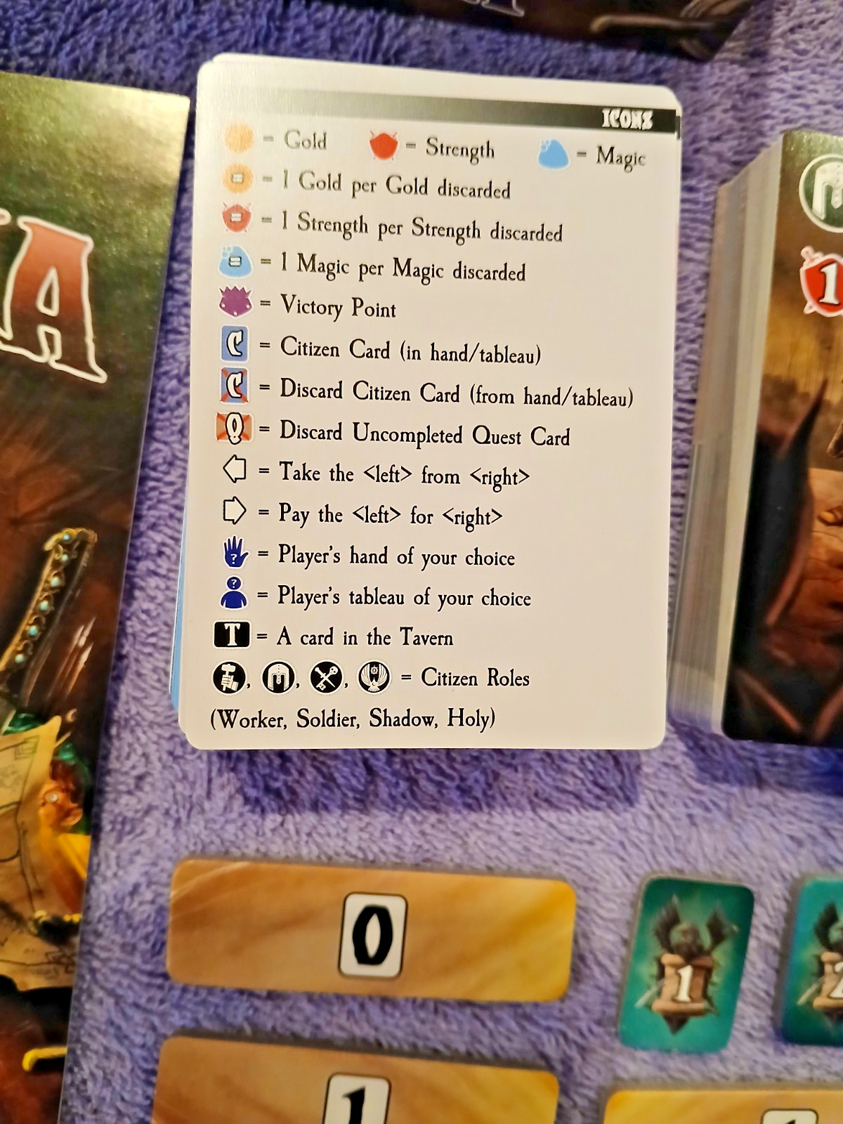 Quests of Valeria Card Game Kickstarter Edition 2016 Complete Excellent Shape.
