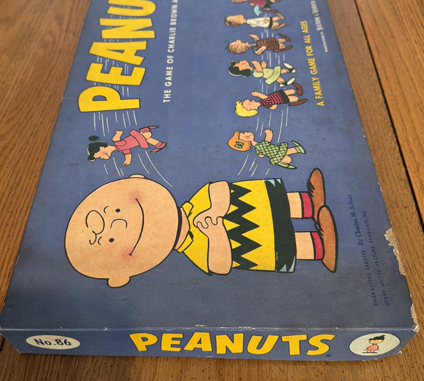 1959 PEANUTS: THE GAME OF CHARLIE BROWN AND HIS PALS GAME BY S & R COMPLETE