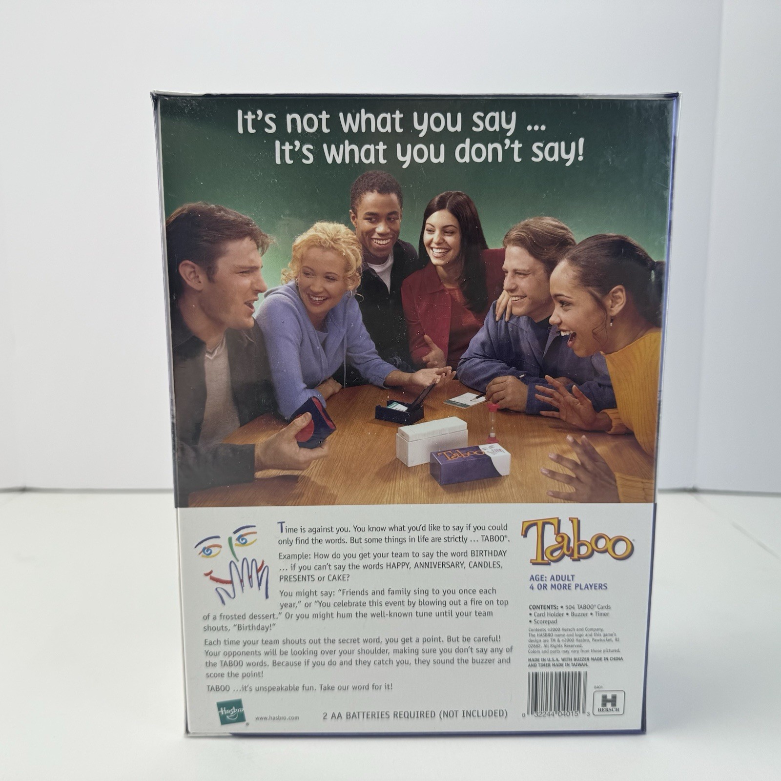 Taboo The Game of Unspeakable Fun Original Adult 4+ Players NEW And SEALED