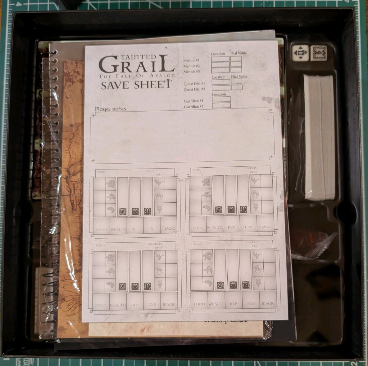 Tainted Grail + Stretch Goals. Open box. Read description.