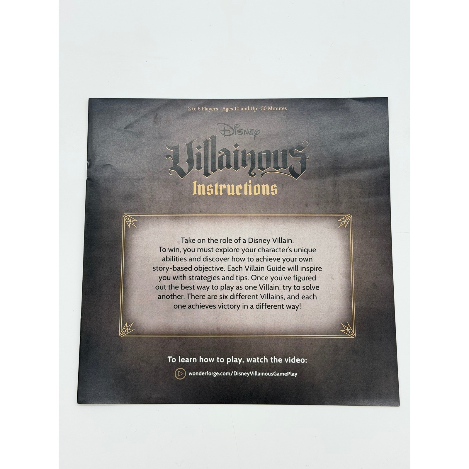 Disney Villainous Board Game Bundle The Worst Takes It All & Wicked To The Core