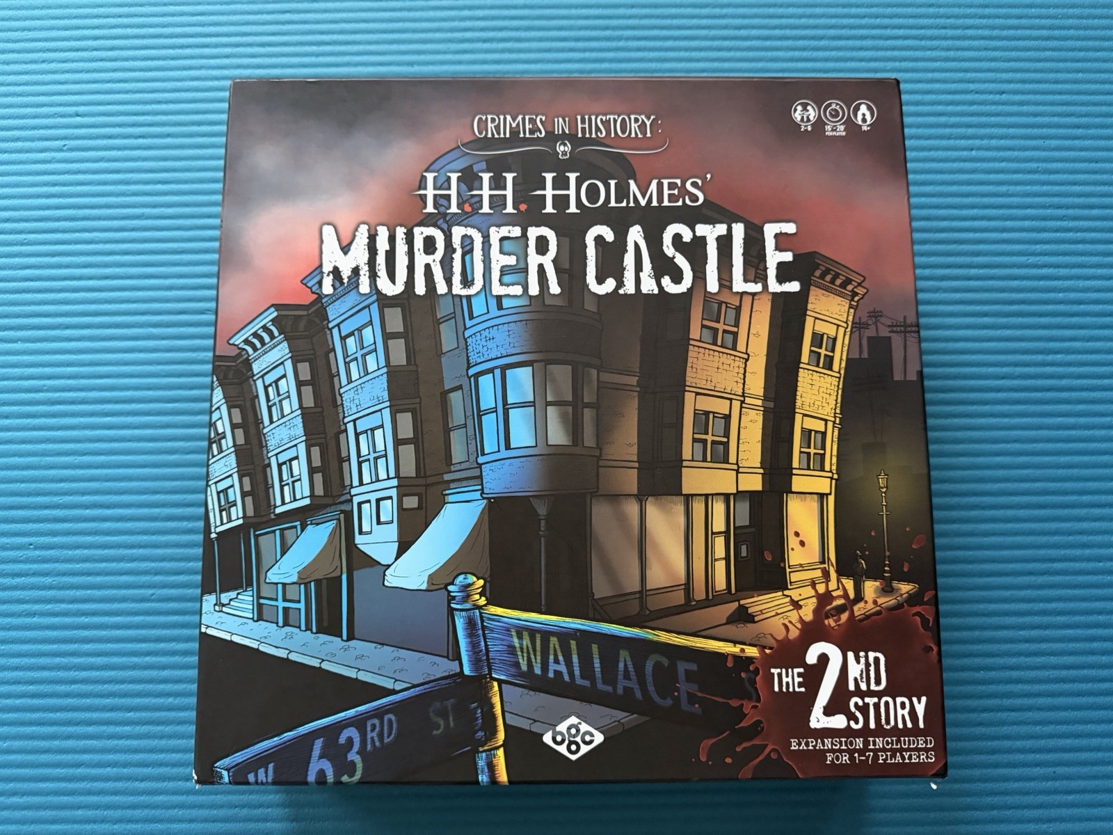 H.H. Holmes’ Murder Castle with 2nd Story edition, Strategy Game. Complete!
