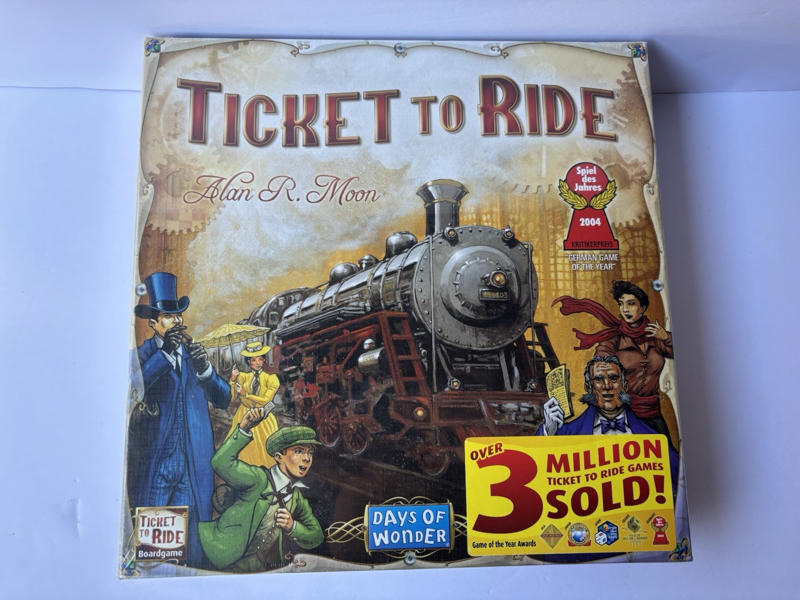 Days of Wonder Ticket To Ride by Alan R. Moon Train Adventure Board Game SEALED