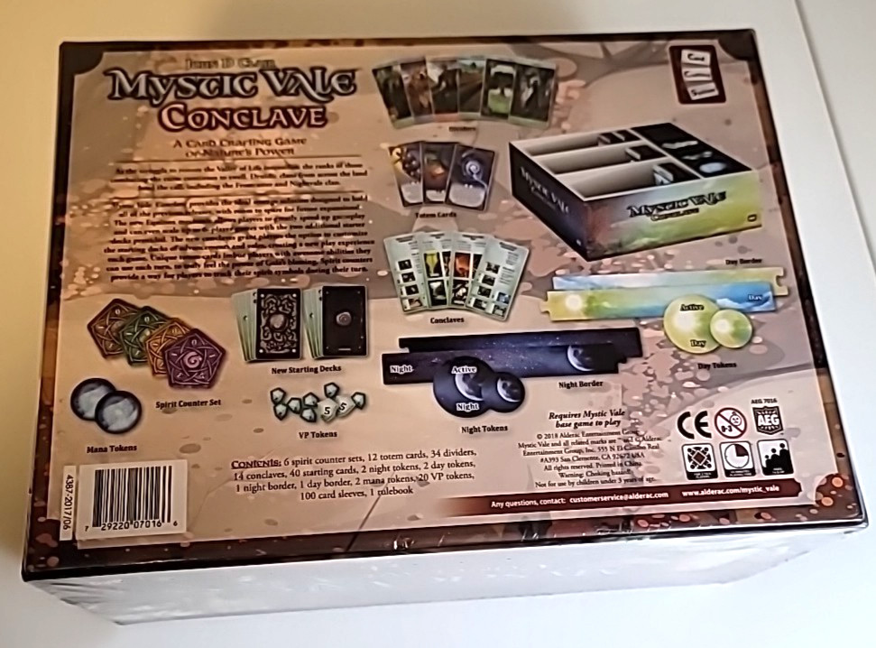 Mystic Vale: Conclave Collector Box 2018 Alderac Entertainment Group, Sealed New