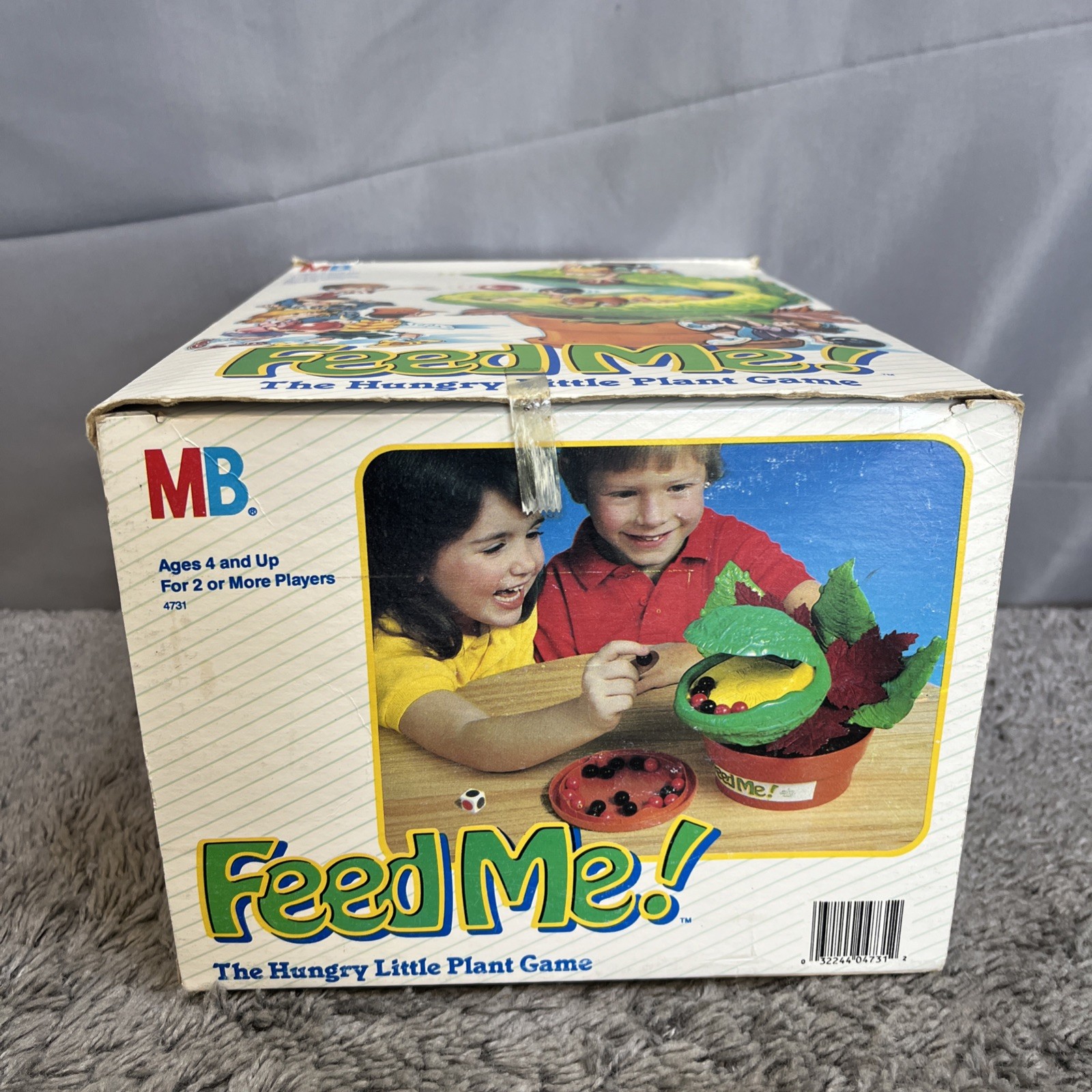 1987 Milton Bradley Feed Me! Hungry Little Plant Game Little Shop of Horrors Vtg