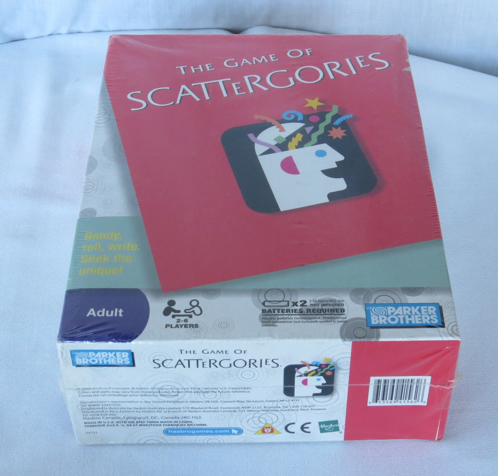 “SCATTERGORIES” Board Game 2009 by Parker Brothers-Still Factory Sealed New!