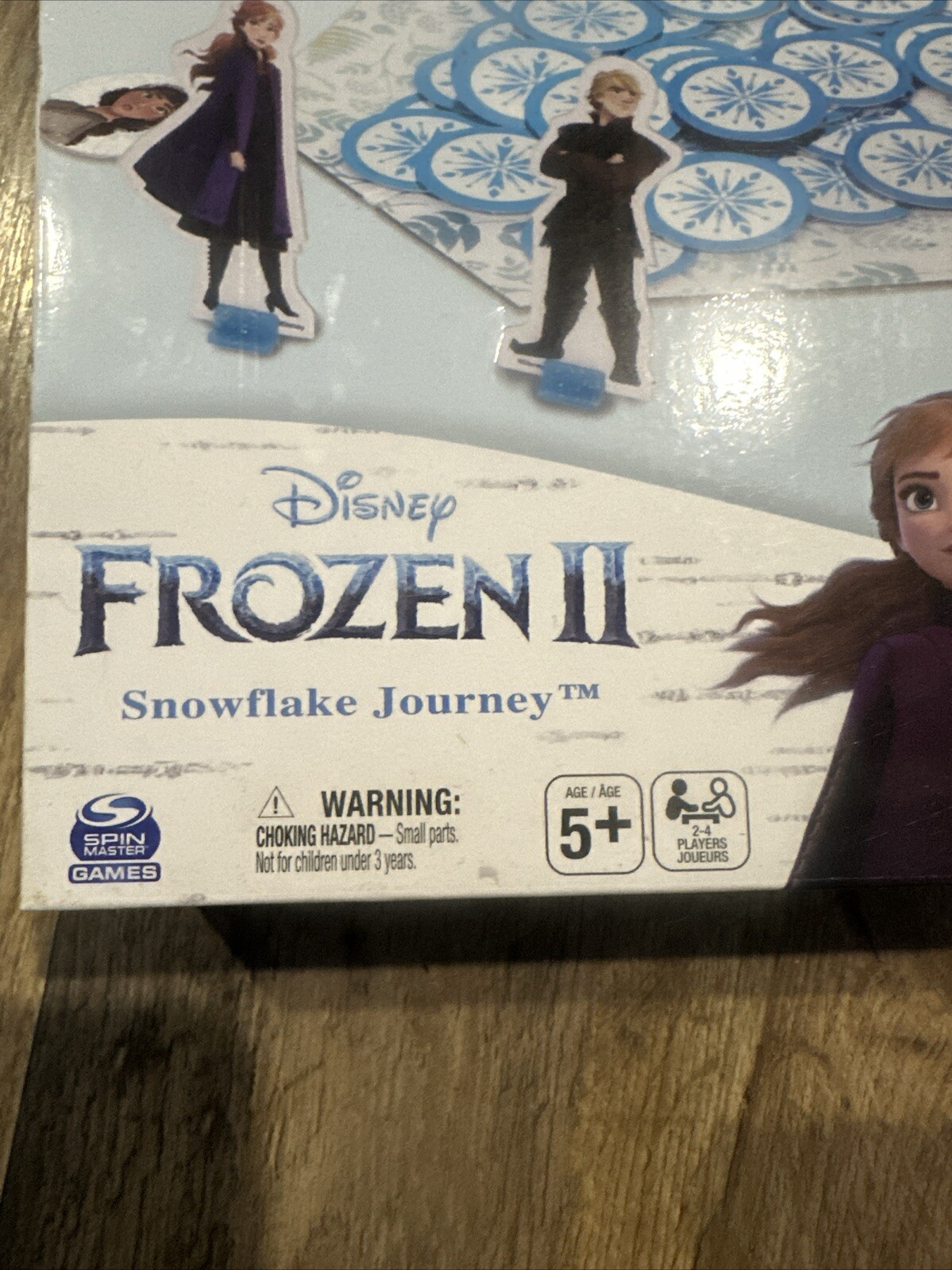 Disney Frozen 2 Snowflake Journey Board Game Anna Elsa Olaf Characters