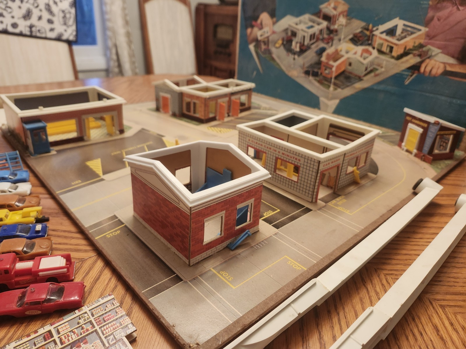 Vintage 1965 Remco Thimble City 670 Magnetic Board Game