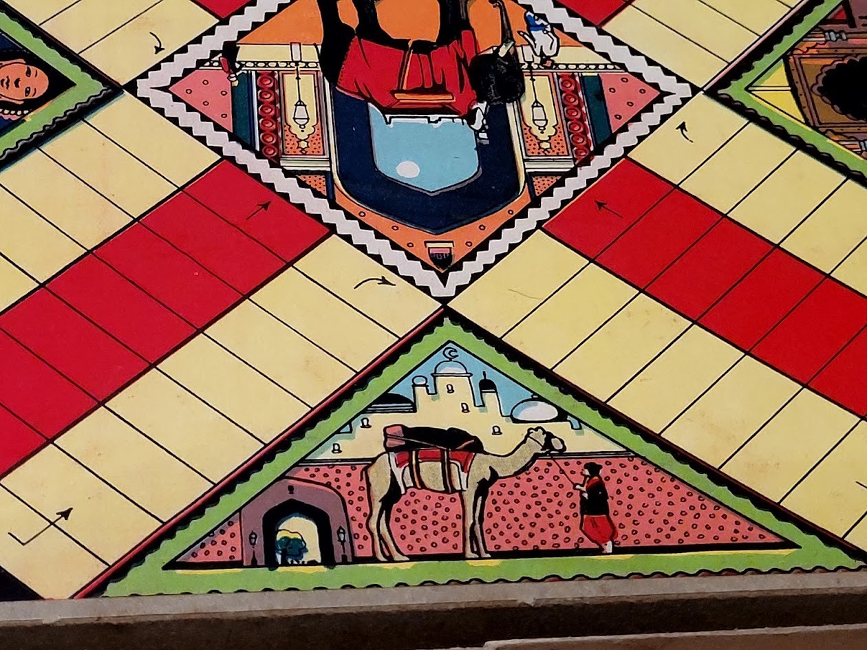VINTAGE 1920’S MILTON BRADLEY GAME OF INDIA