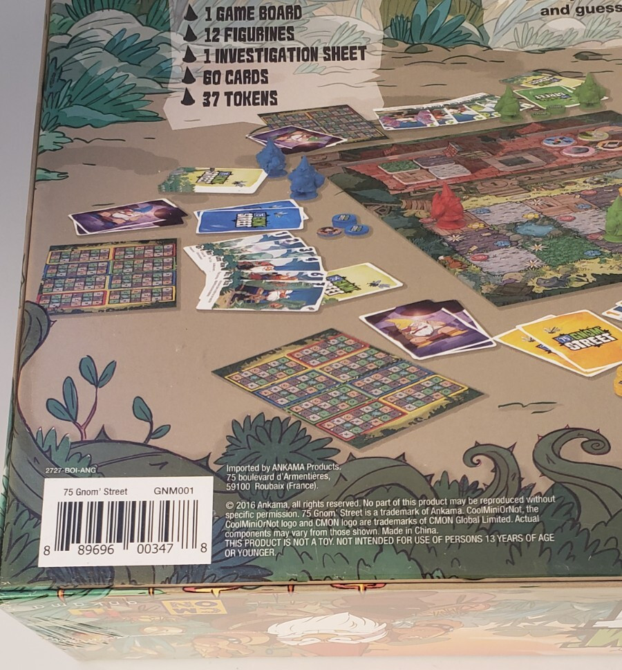 75 Gnom’ Street Board Game Garden 2016 Ankama Products Sealed Gnome Family Fun