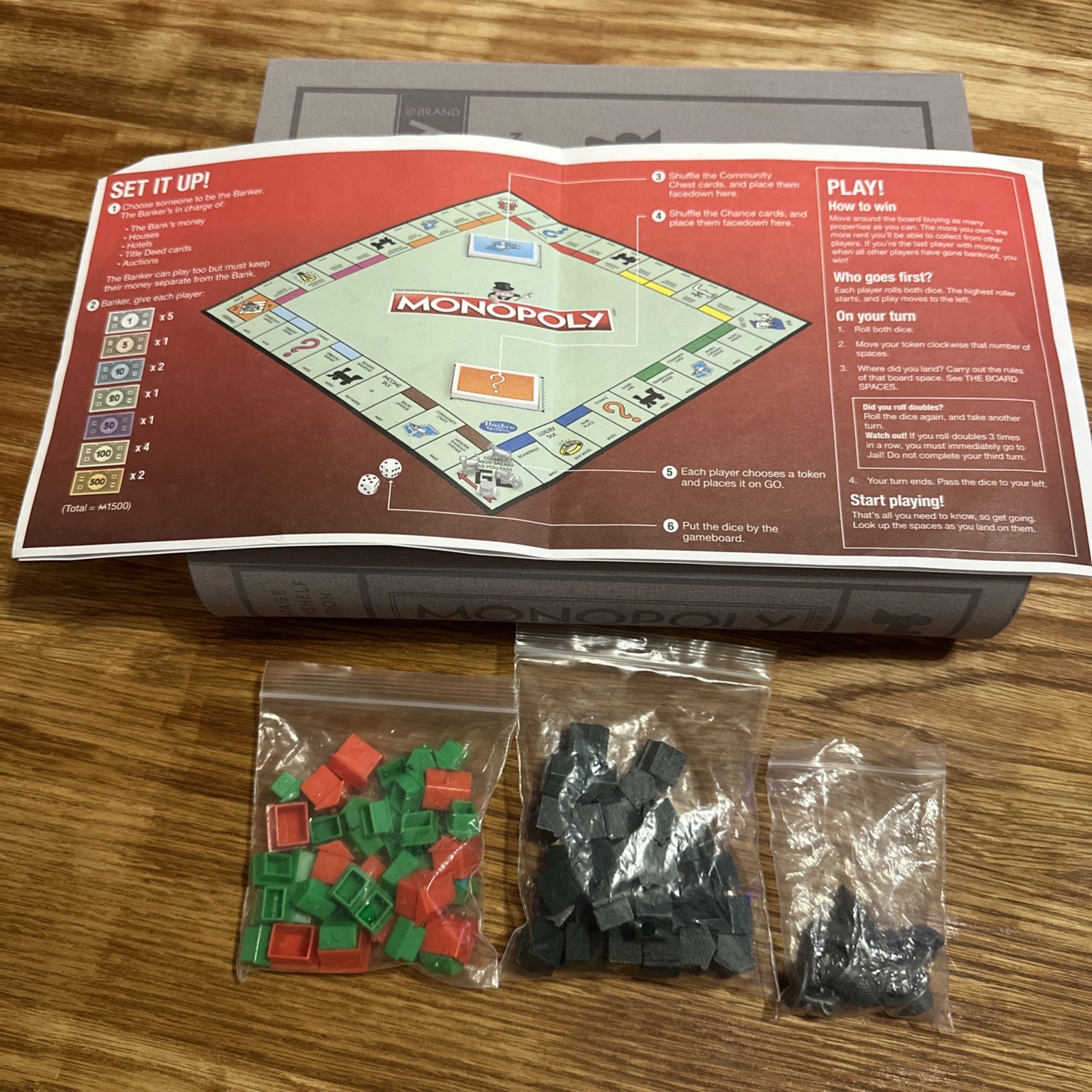WS Game Company Monopoly Vintage Bookshelf Edition | Classic Monopoly Board Game