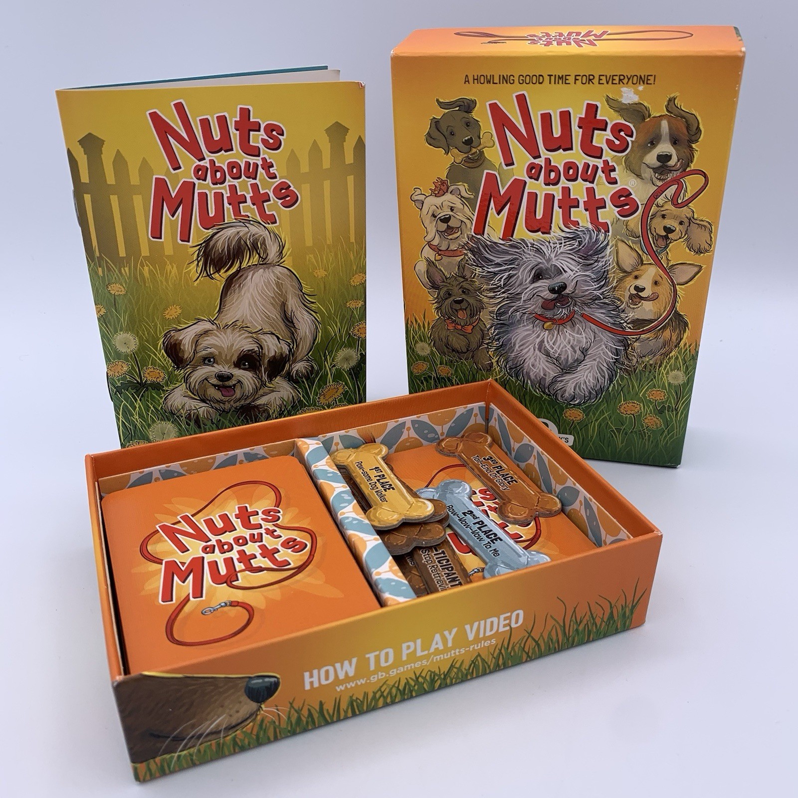 Grandpa Beck’s Nuts About Mutts Dog Card Game 2019 COMPLETE A Howling Good Time