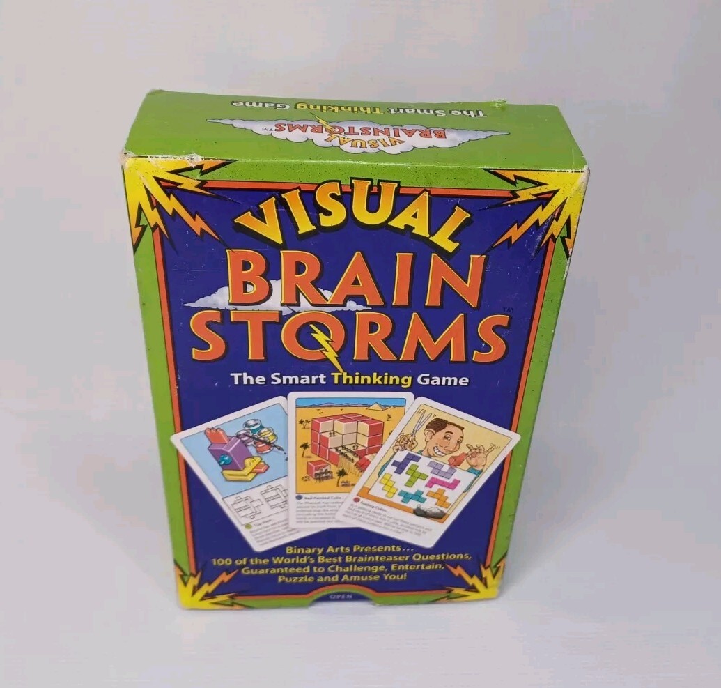 Visual Brain Storms The Smart Thinking Game Cards Binary Arts
